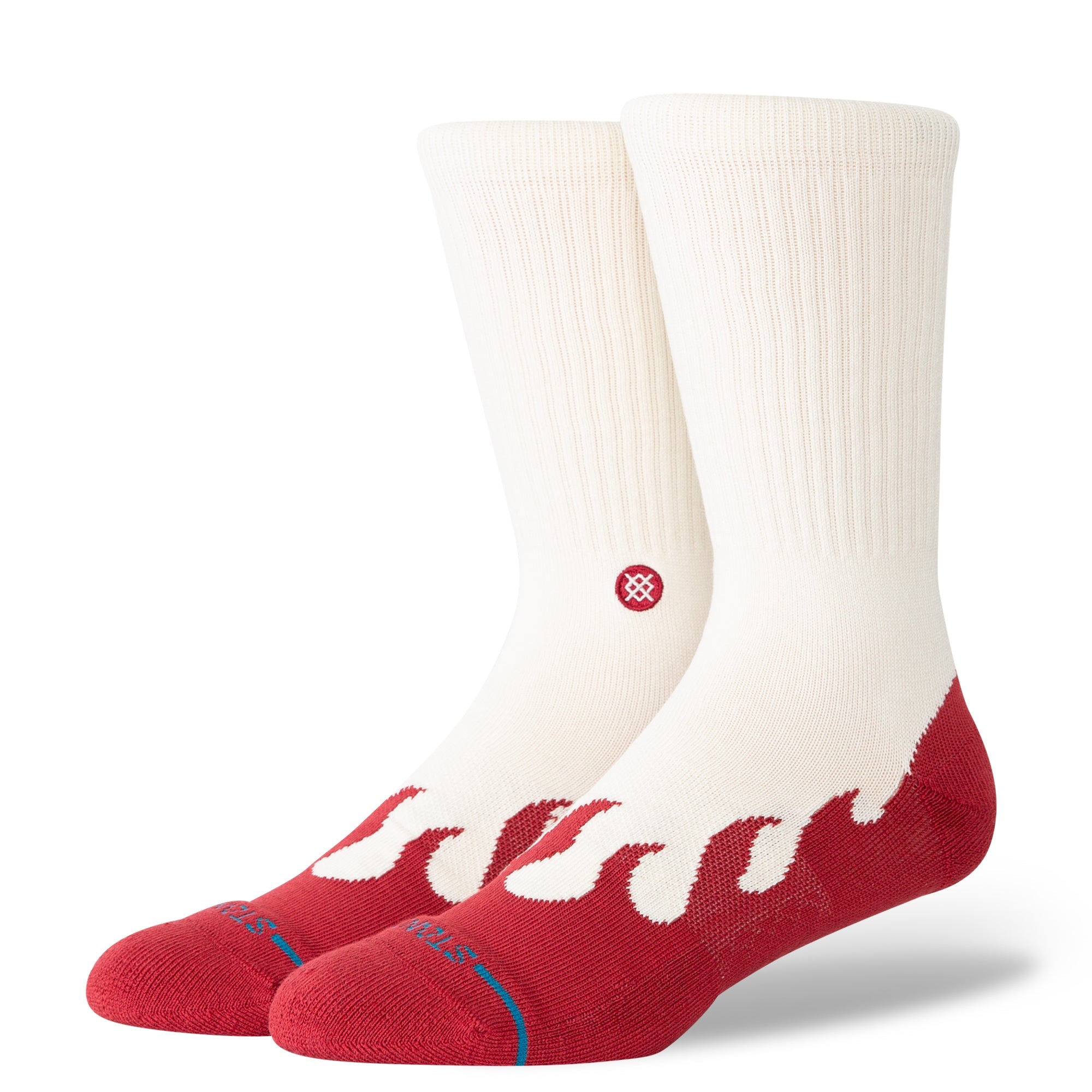 Heating Up Crew Socks - Red