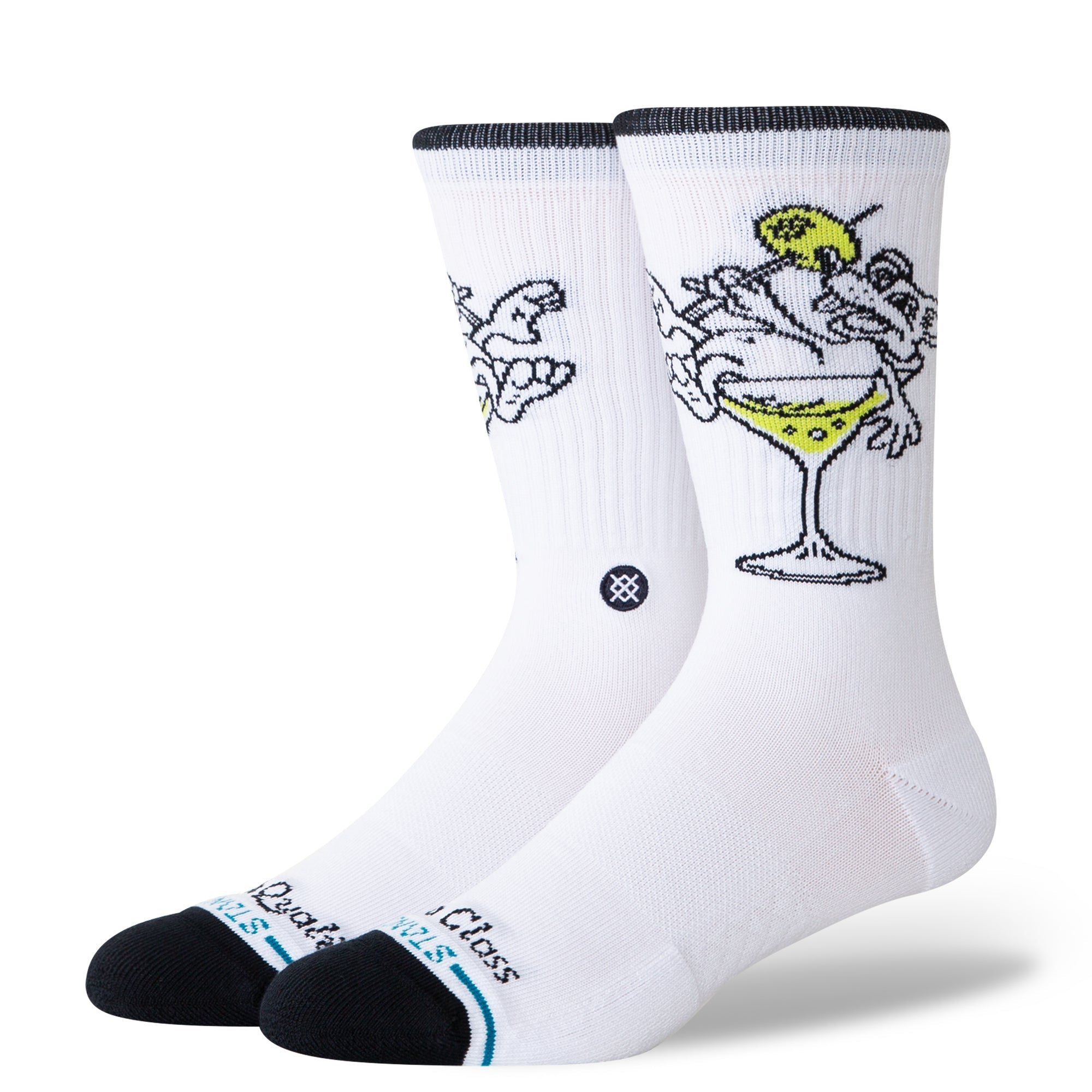 Chaussettes High Quality Low Class Crew - Blanc