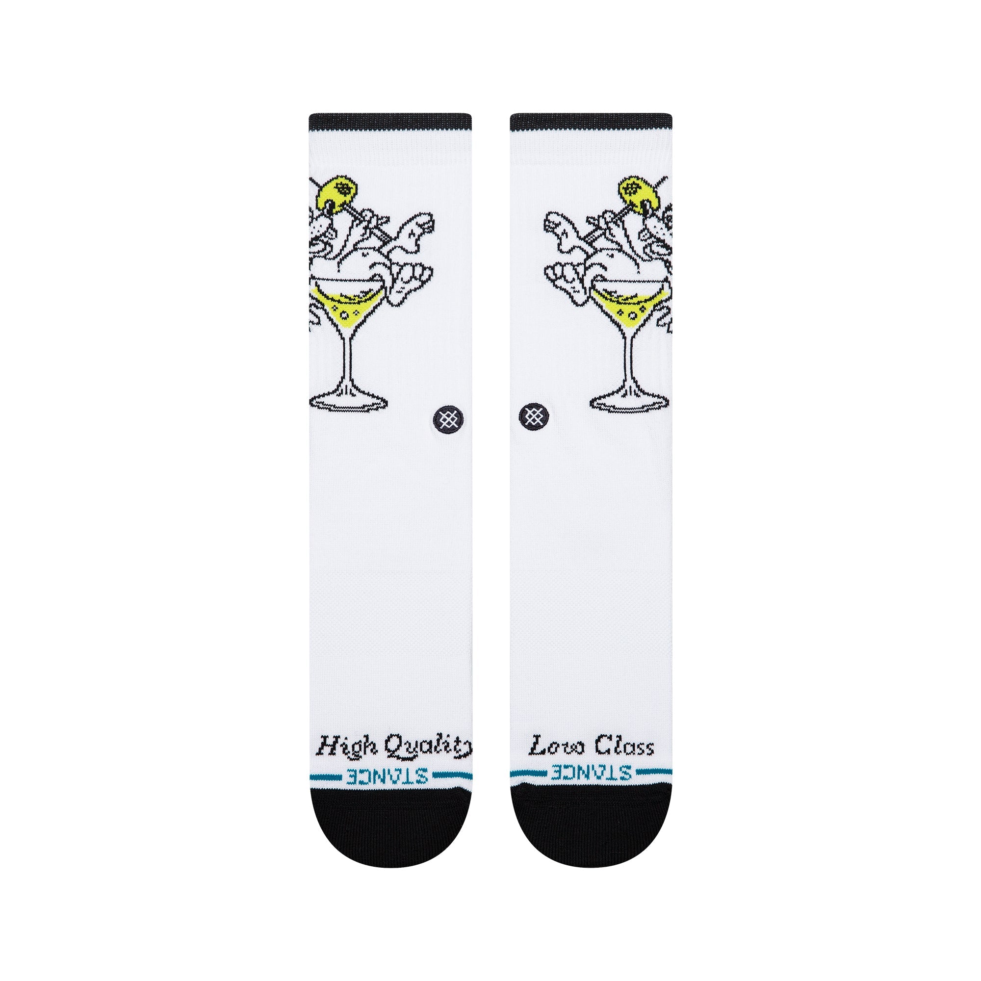 Chaussettes High Quality Low Class Crew - Blanc
