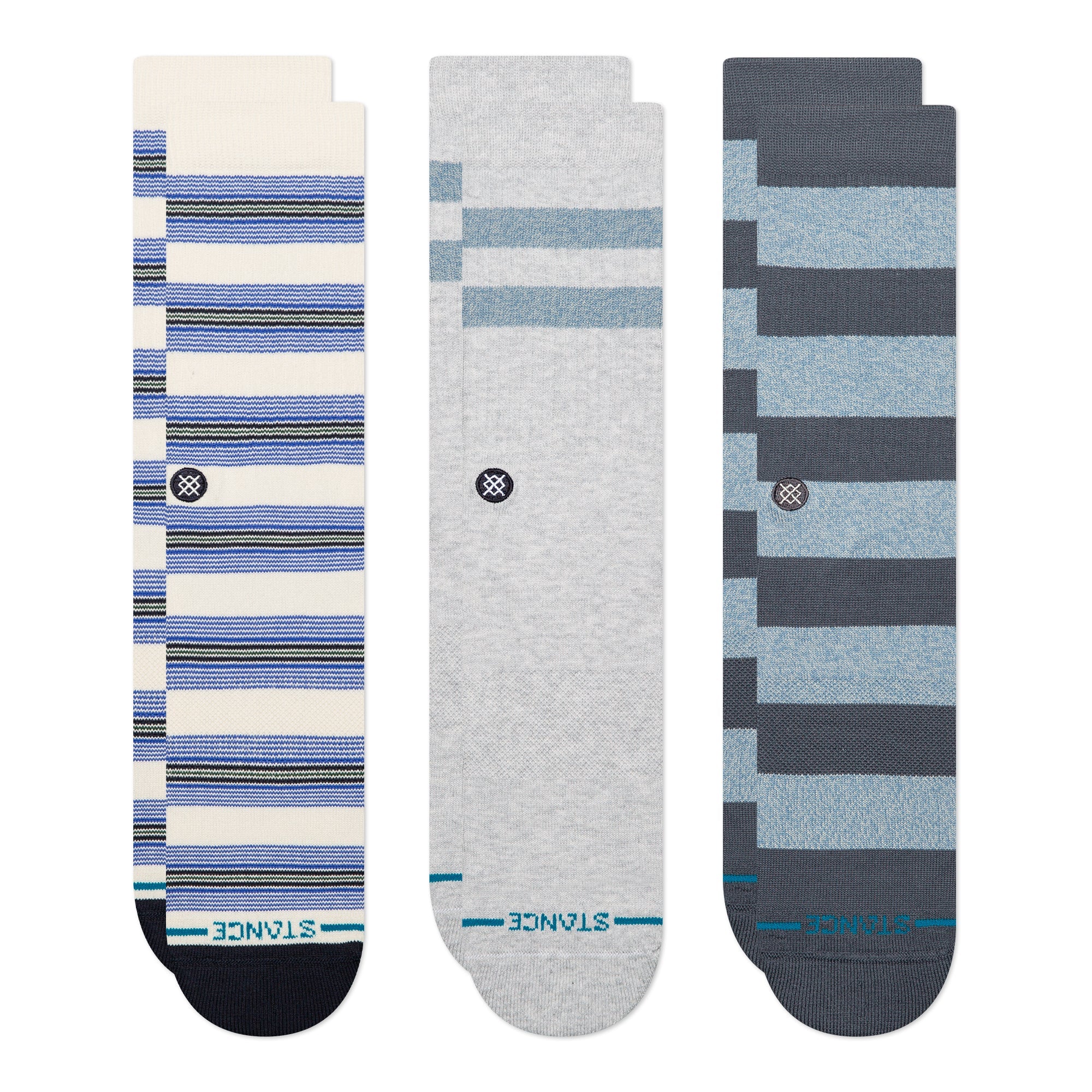 Sako Crew Socks 3 Pack - White