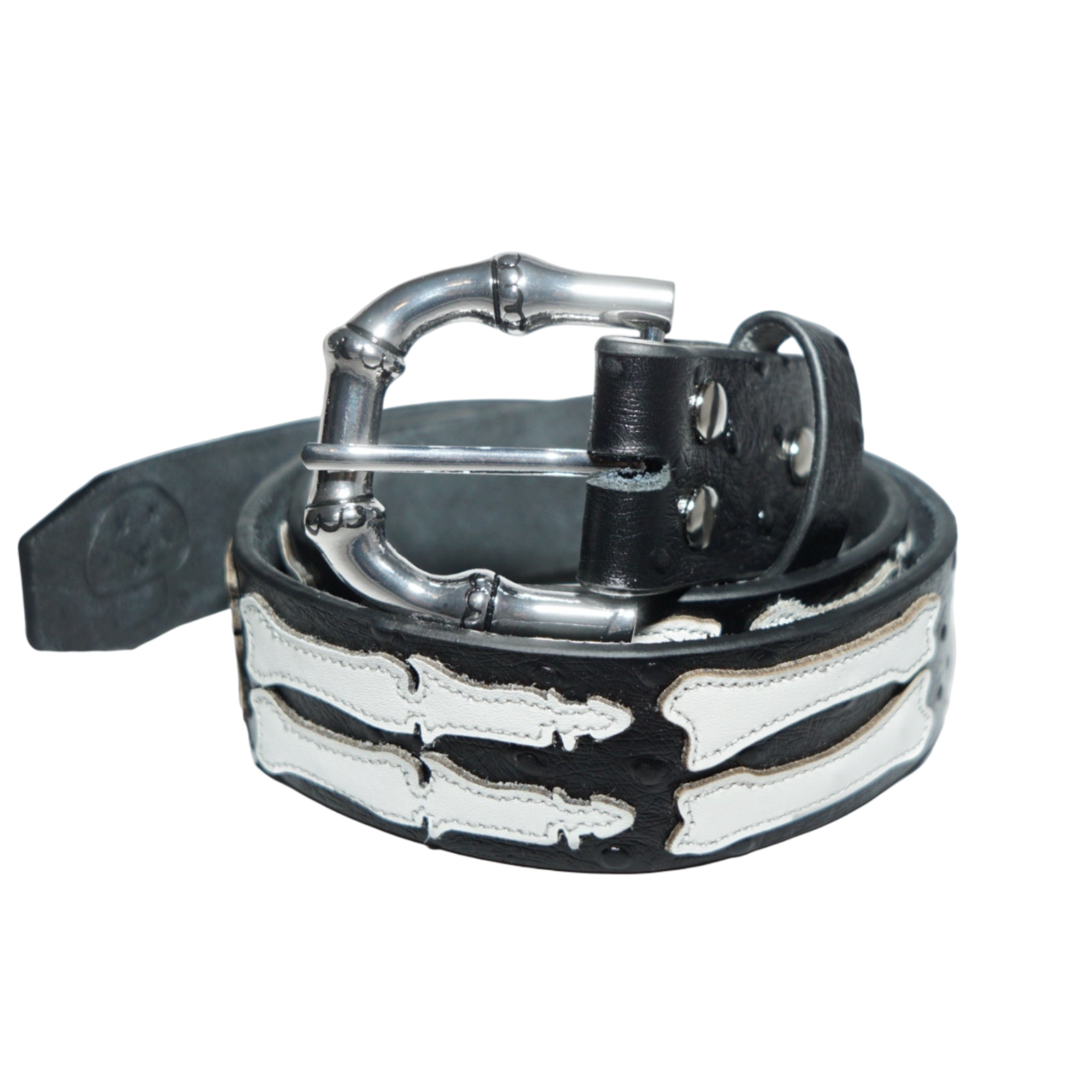 Stingwater Bone Belt - Black/White