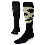 "Misfits" Wool Snow OTC Socks - Black