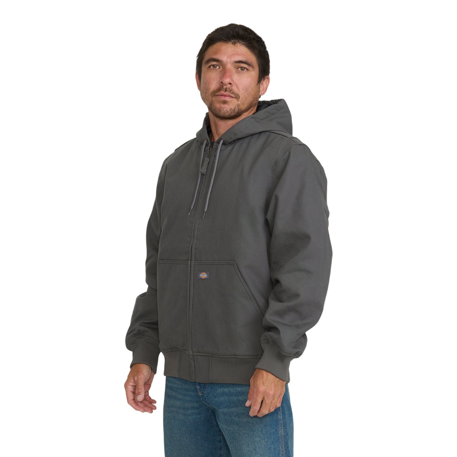 Hooded Duck Bomber Jacket - Slate
