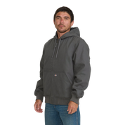 Hooded Duck Bomber Jacket - Slate