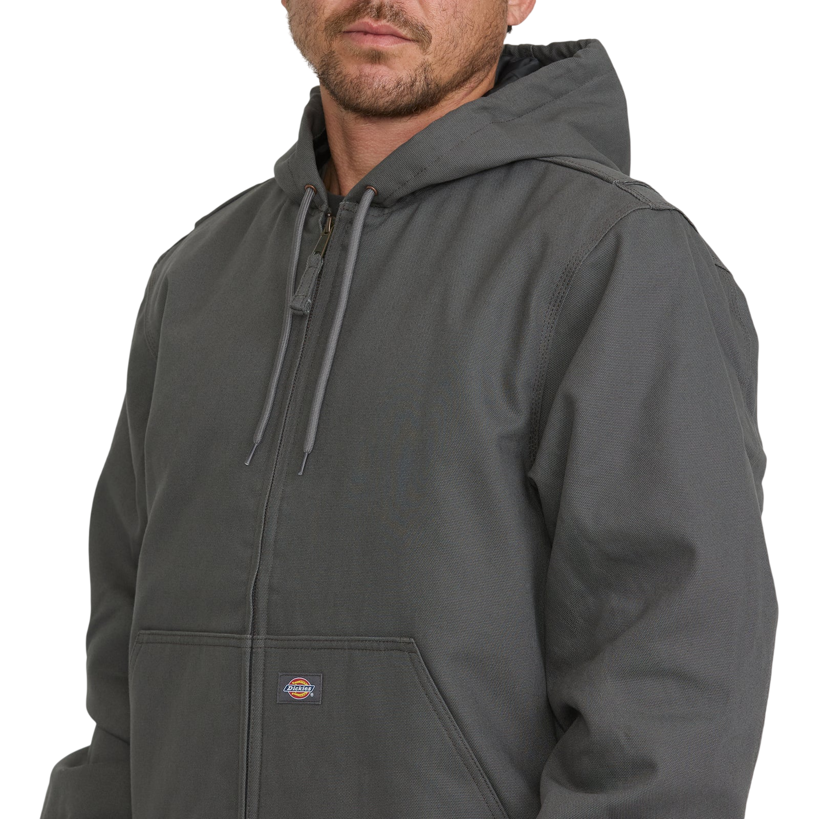 Hooded Duck Bomber Jacket - Slate