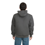 Hooded Duck Bomber Jacket - Slate