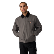 Blanket Lined Duck Canvas Jacket - Slate Gray (OSL)