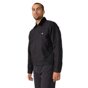 Blanket Lined Duck Canvas Jacket - Black (BLK)
