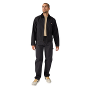Blanket Lined Duck Canvas Jacket - Black (BLK)