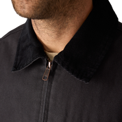 Blanket Lined Duck Canvas Jacket - Black (BLK)