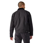 Blanket Lined Duck Canvas Jacket - Black (BLK)