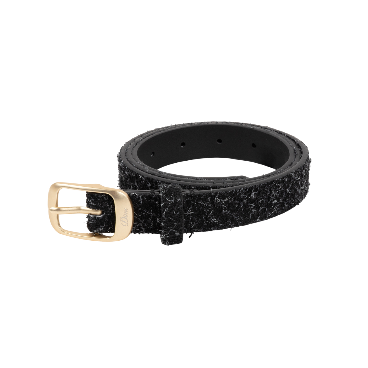 Ceinture en Cuir Dress - Noir Shaggy