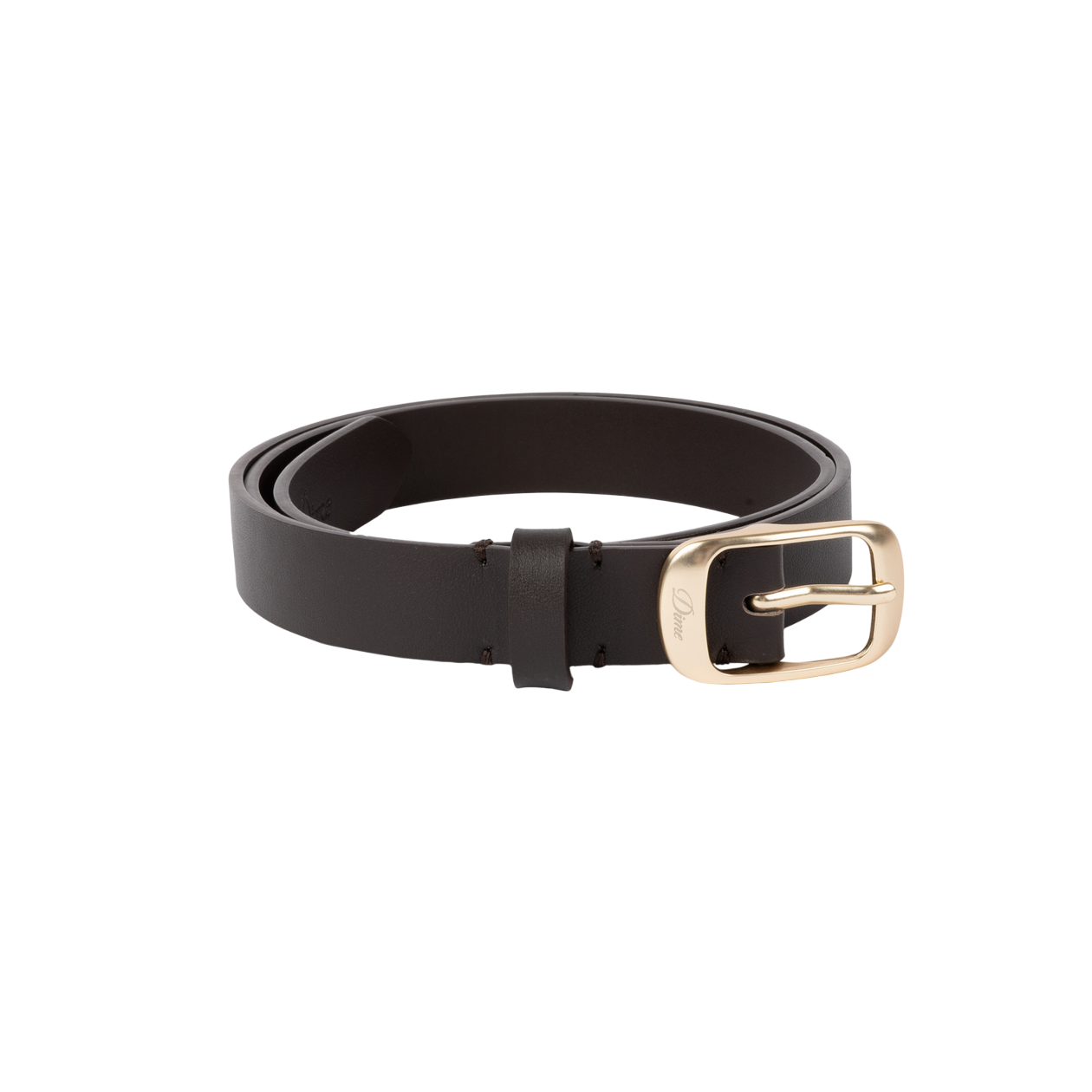 Ceinture en Cuir Dress - Brun