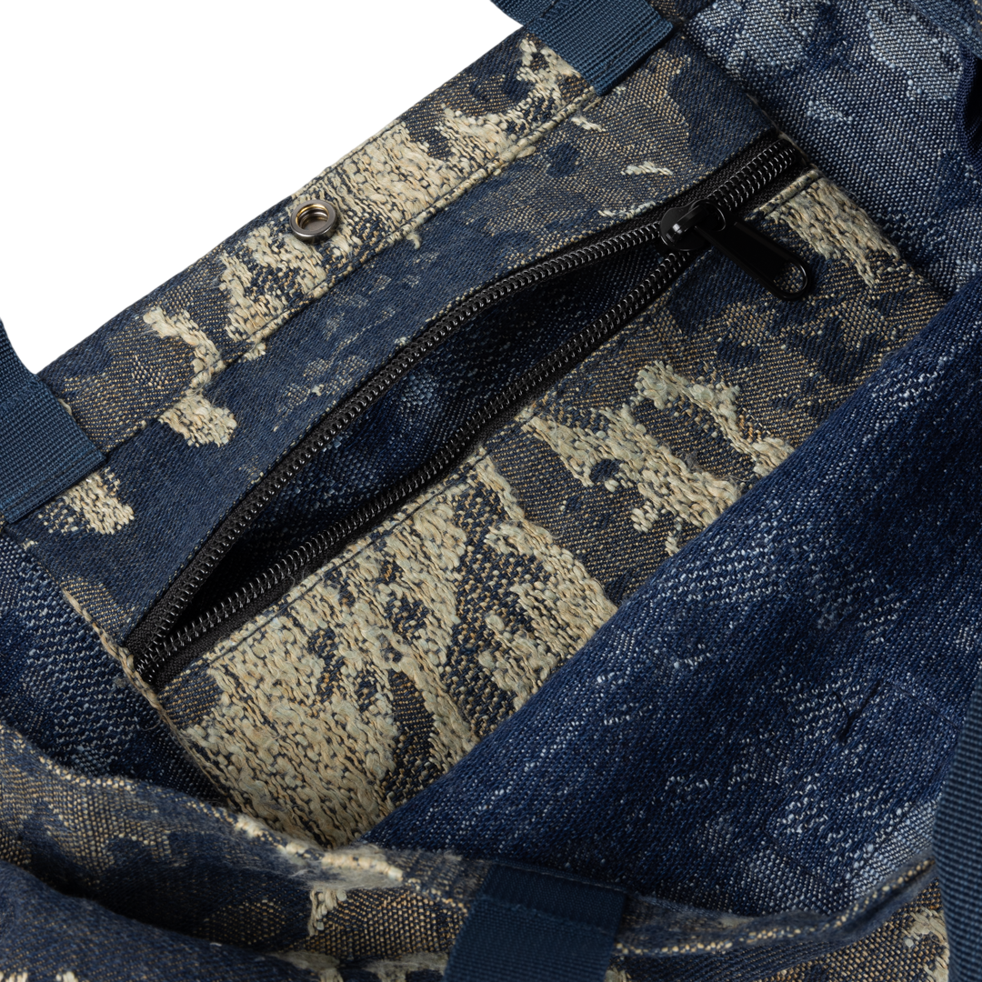 Distressed Messenger Bag - Military Camo