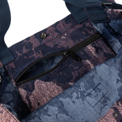 Distressed Messenger Bag - Pink Camo