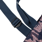 Distressed Messenger Bag - Pink Camo