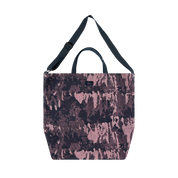 Distressed Messenger Bag - Pink Camo