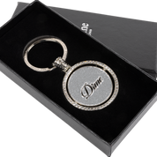 Iced Out Porte-Clés - Argent