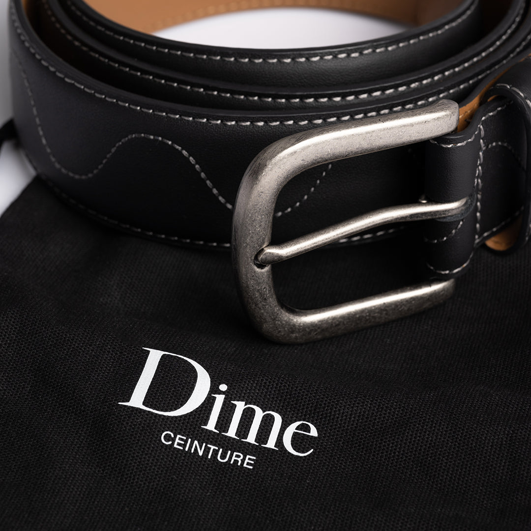 Desert Ceinture en Cuir - Noir