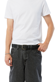 Desert Ceinture en Cuir - Noir