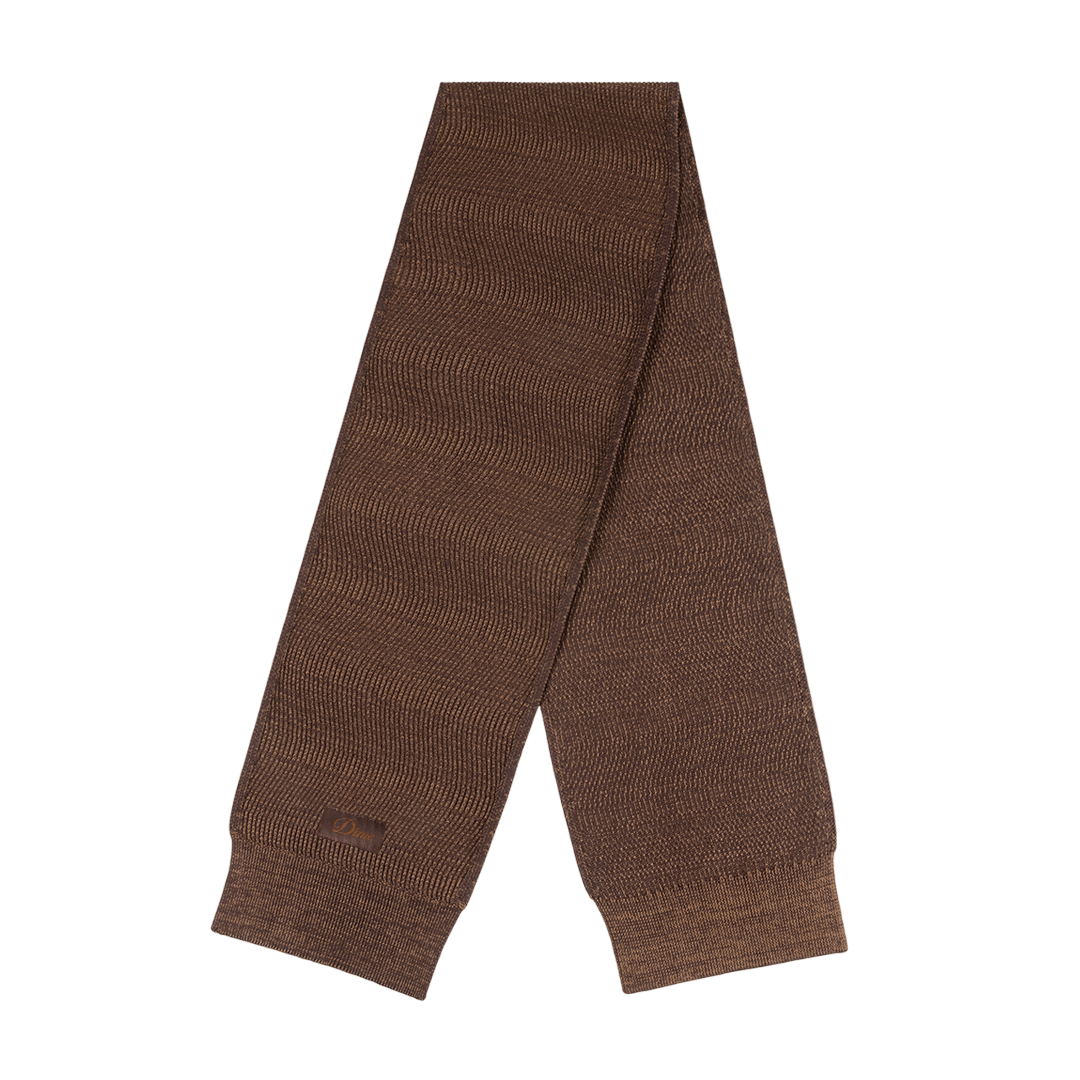 小物 Dime Wave Knit Scarf / Brown Dime Wave Knit Scarf - Brown – Palm Isle Skateshop