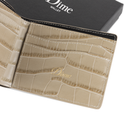 Croc Portefeuille Pliant - Fauve