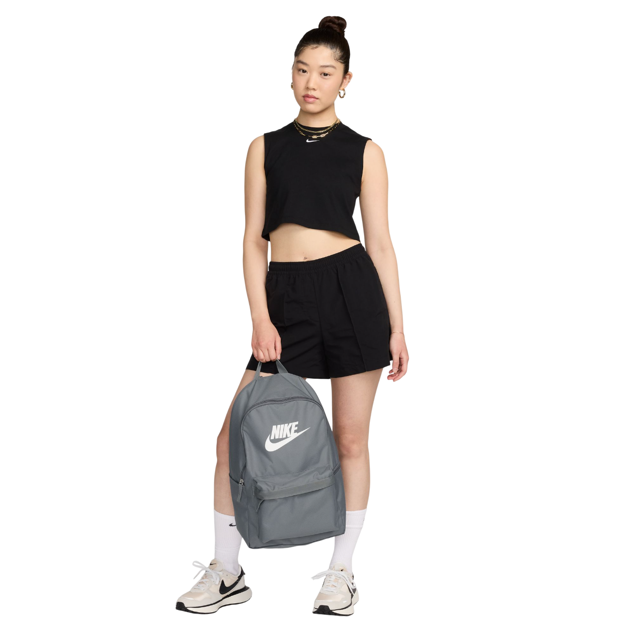 Nike Heritage Backpack (25L) - Smoke Grey/Smoke Grey/White