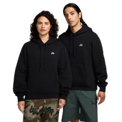 Fleece Pullover Skate Sweat à Capuche - Noir/Blanc