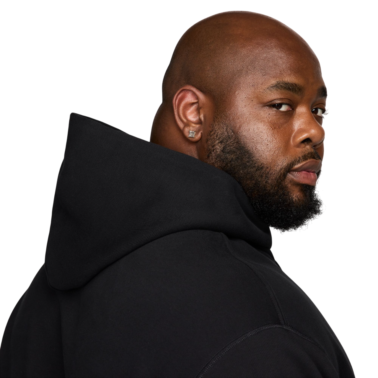 Fleece Pullover Skate Sweat à Capuche - Noir/Blanc