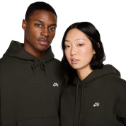 Fleece Sweat à Capuche Skate - Séquoia/Blanc