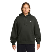 Fleece Sweat à Capuche Skate - Séquoia/Blanc