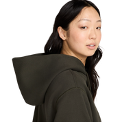 Fleece Sweat à Capuche Skate - Séquoia/Blanc