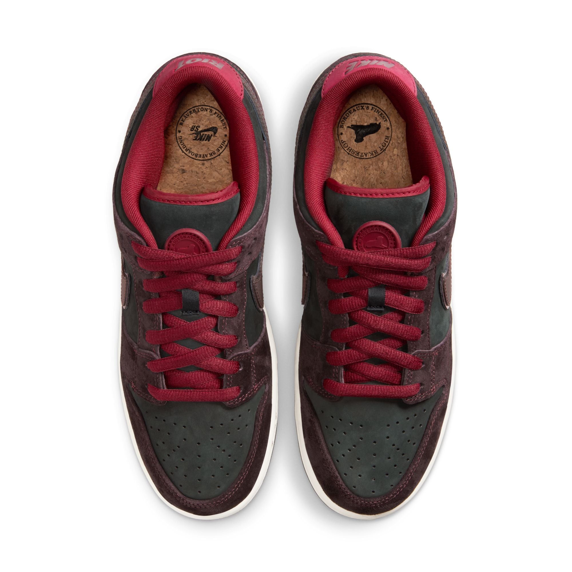 Dunk Low Pro x Riot Skateshop - Mahogany/Dark Beetroot/Team Red