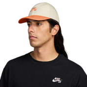 Club Unstructured Skate Cap - Coconut Milk/Orange Frost/Orange Frost