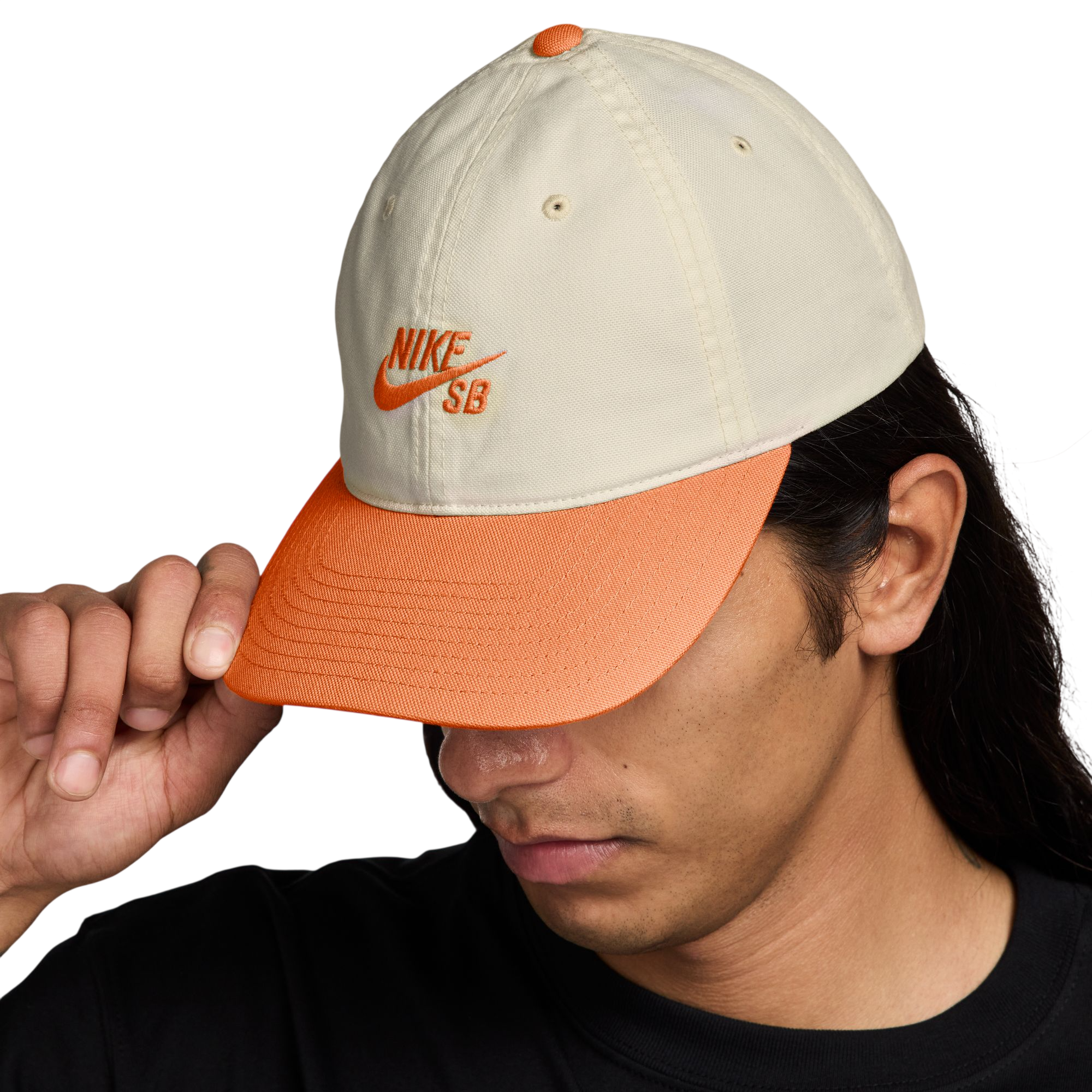 Club Unstructured Skate Cap - Coconut Milk/Orange Frost/Orange Frost
