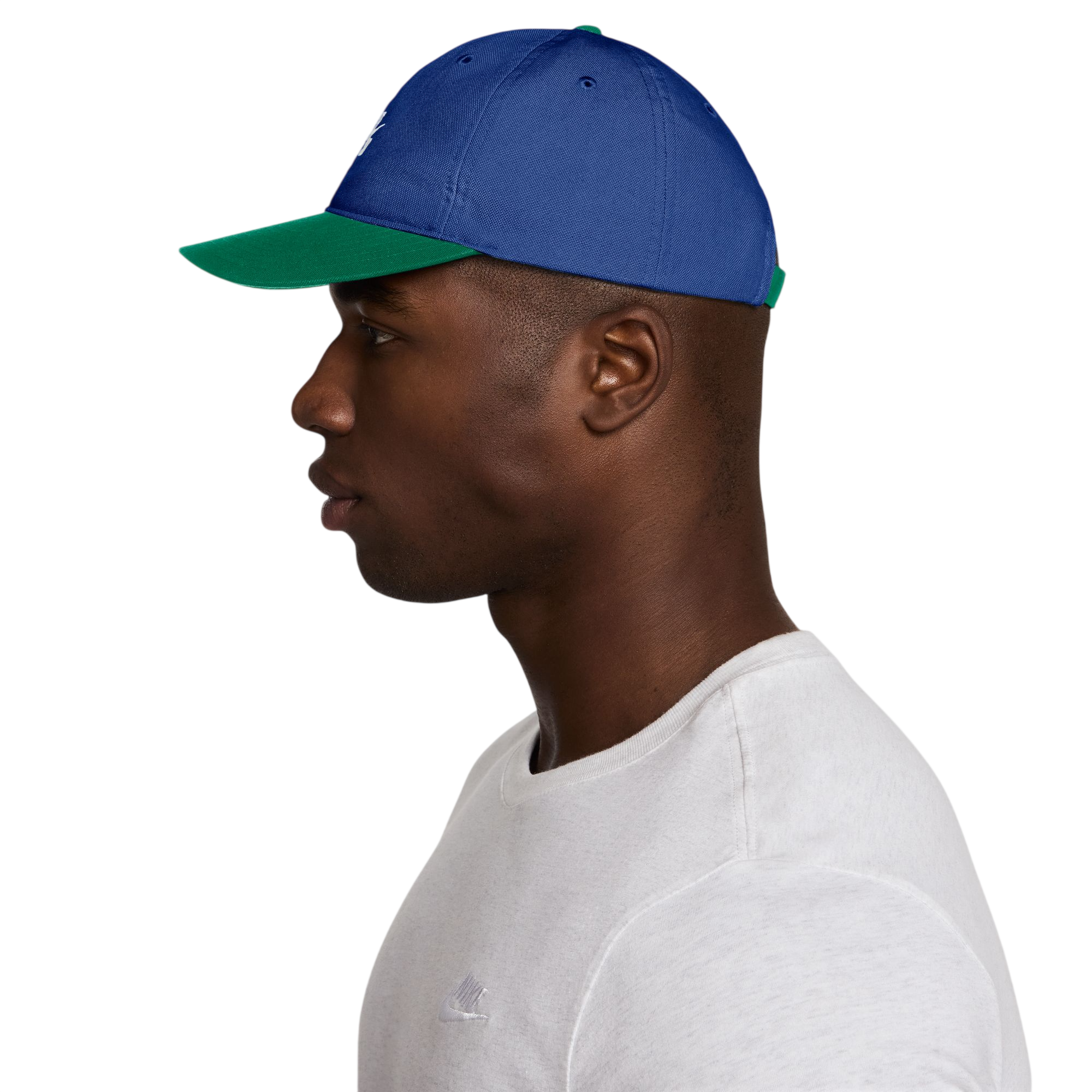 Club Unstructured Skate Cap - Game Royal/Malachite/White