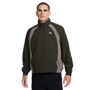 Full-Zip Veste de Skate Tissée - Séquoia/Cave Stone/Blanc