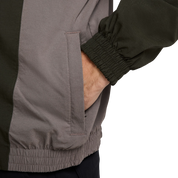 Full-Zip Veste de Skate Tissée - Séquoia/Cave Stone/Blanc