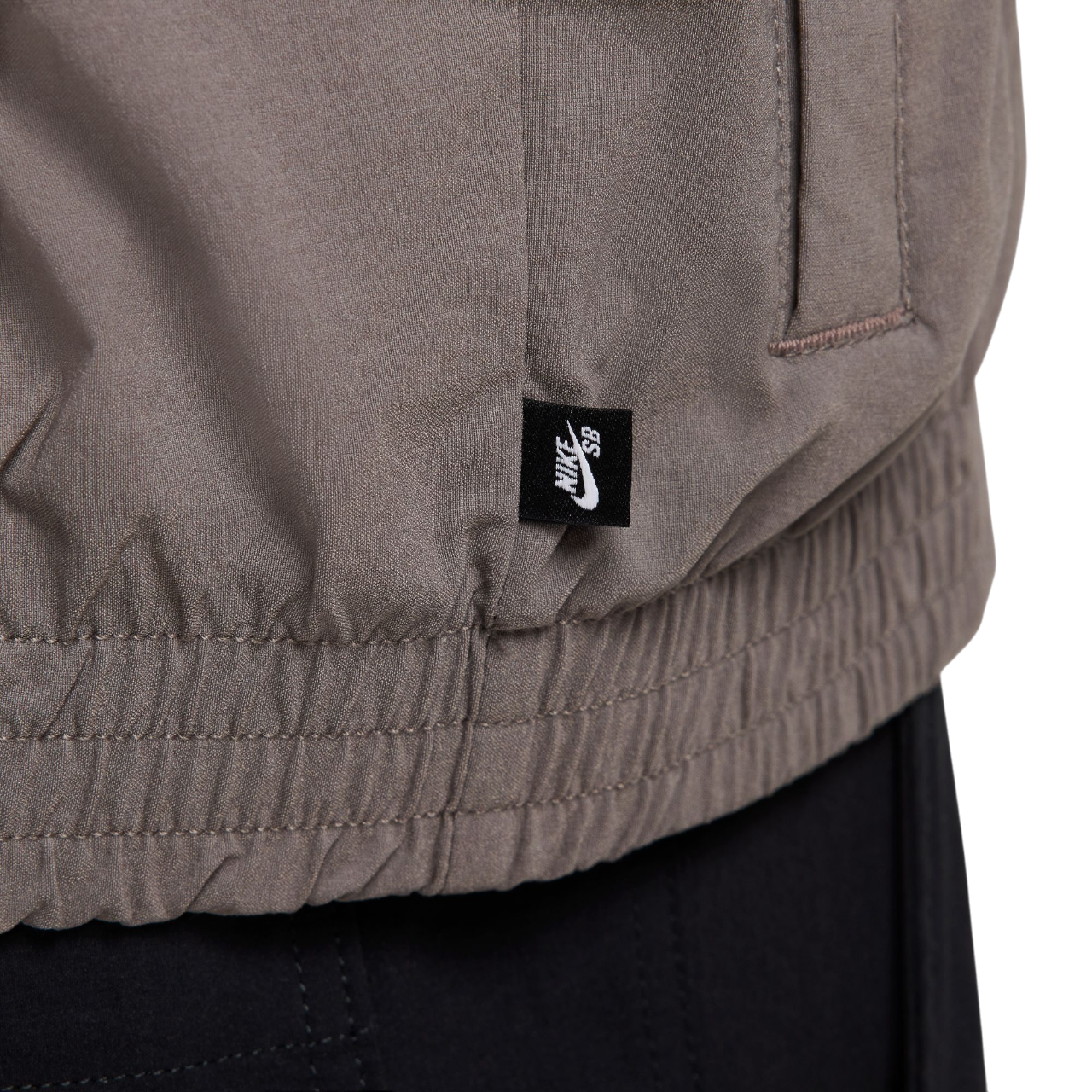Full-Zip Veste de Skate Tissée - Séquoia/Cave Stone/Blanc