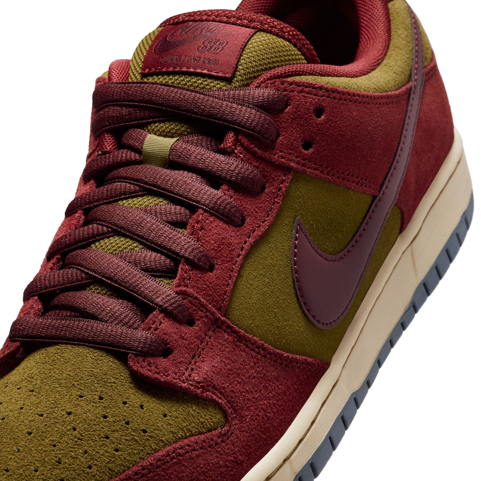 Dunk Low Pro - Dark Team Red/Burgundy Crush/Olive Flak