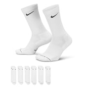 Chaussettes Crew Everyday Elevated (Paquet de 6 Paires) - Blanc/Noir
