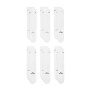 Chaussettes Crew Everyday Elevated (Paquet de 6 Paires) - Blanc/Noir

