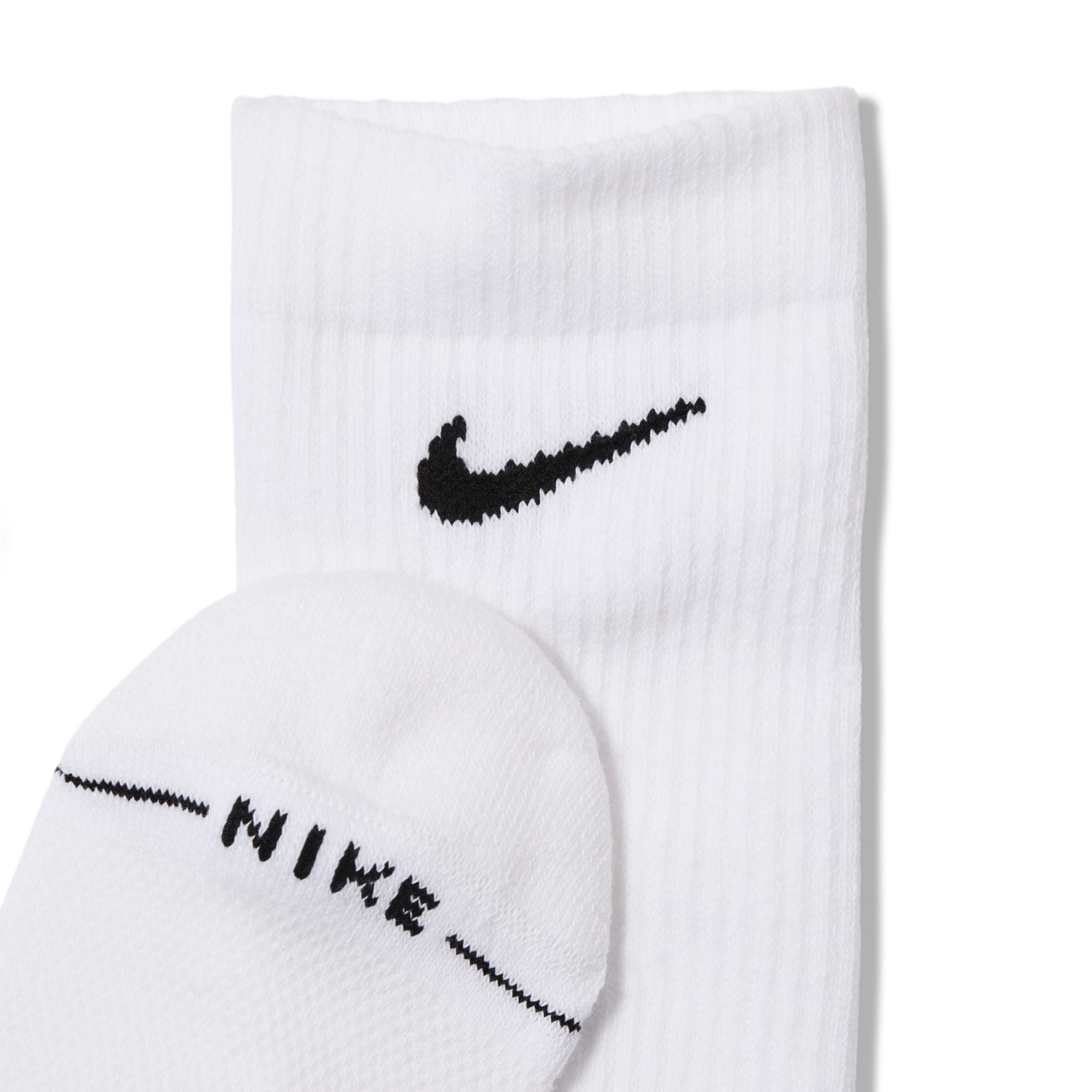 Chaussettes Crew Everyday Elevated (Paquet de 6 Paires) - Blanc/Noir
