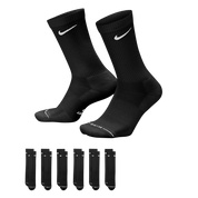 Everyday Elevated Crew Socks (6 Pairs) - Black/White