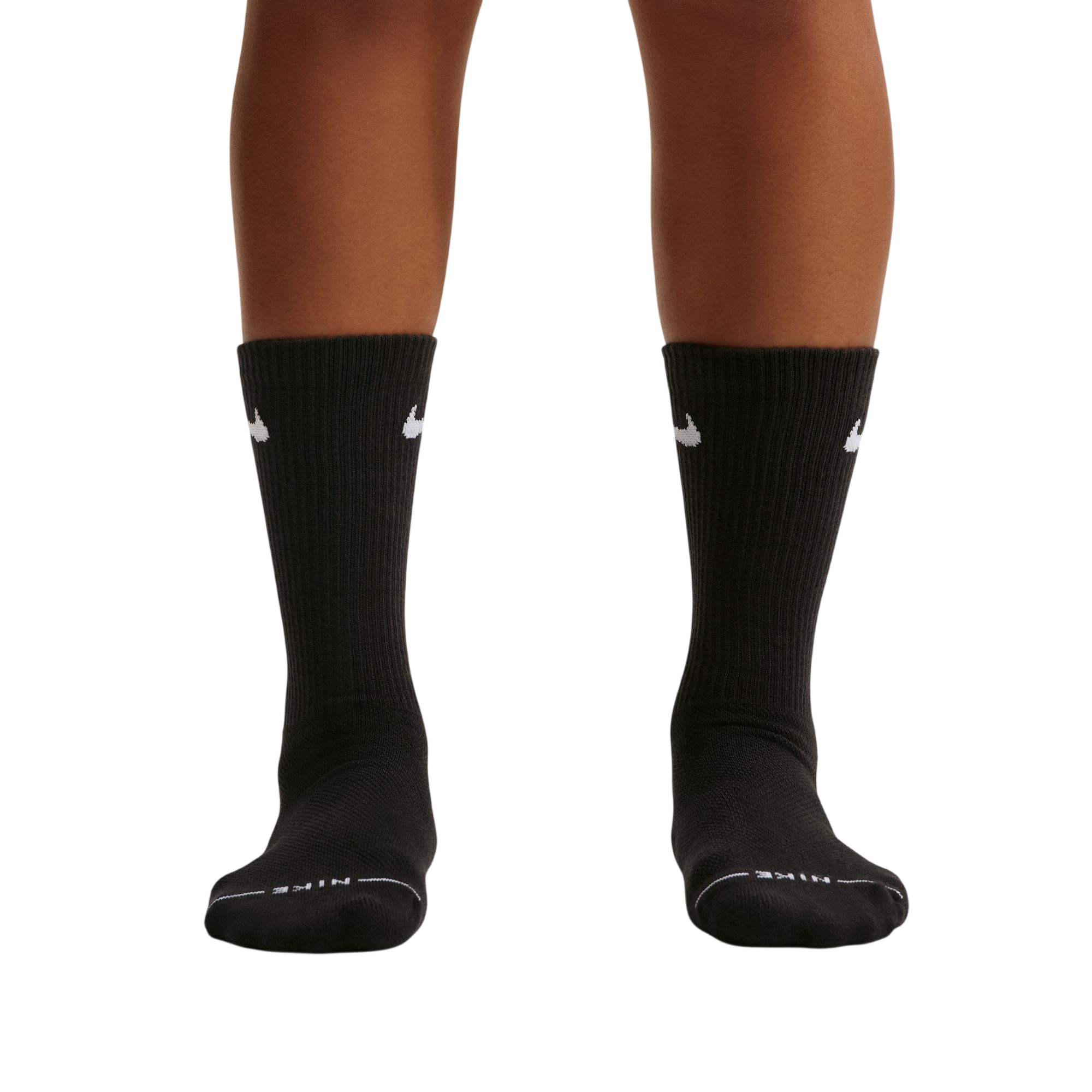 Everyday Elevated Crew Socks (6 Pairs) - Black/White