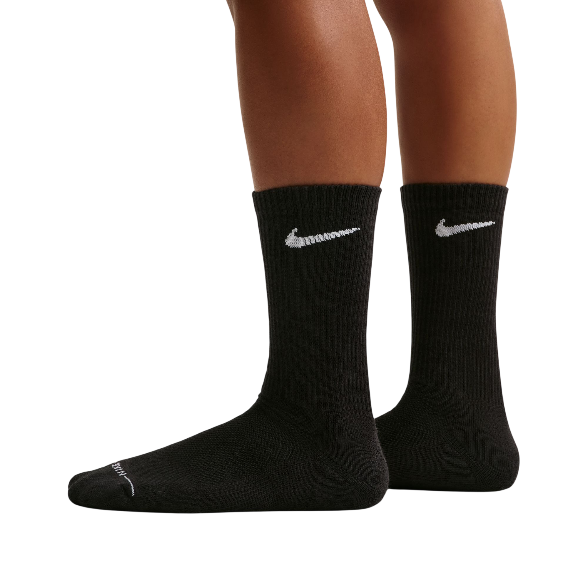 Everyday Elevated Crew Socks (6 Pairs) - Black/White