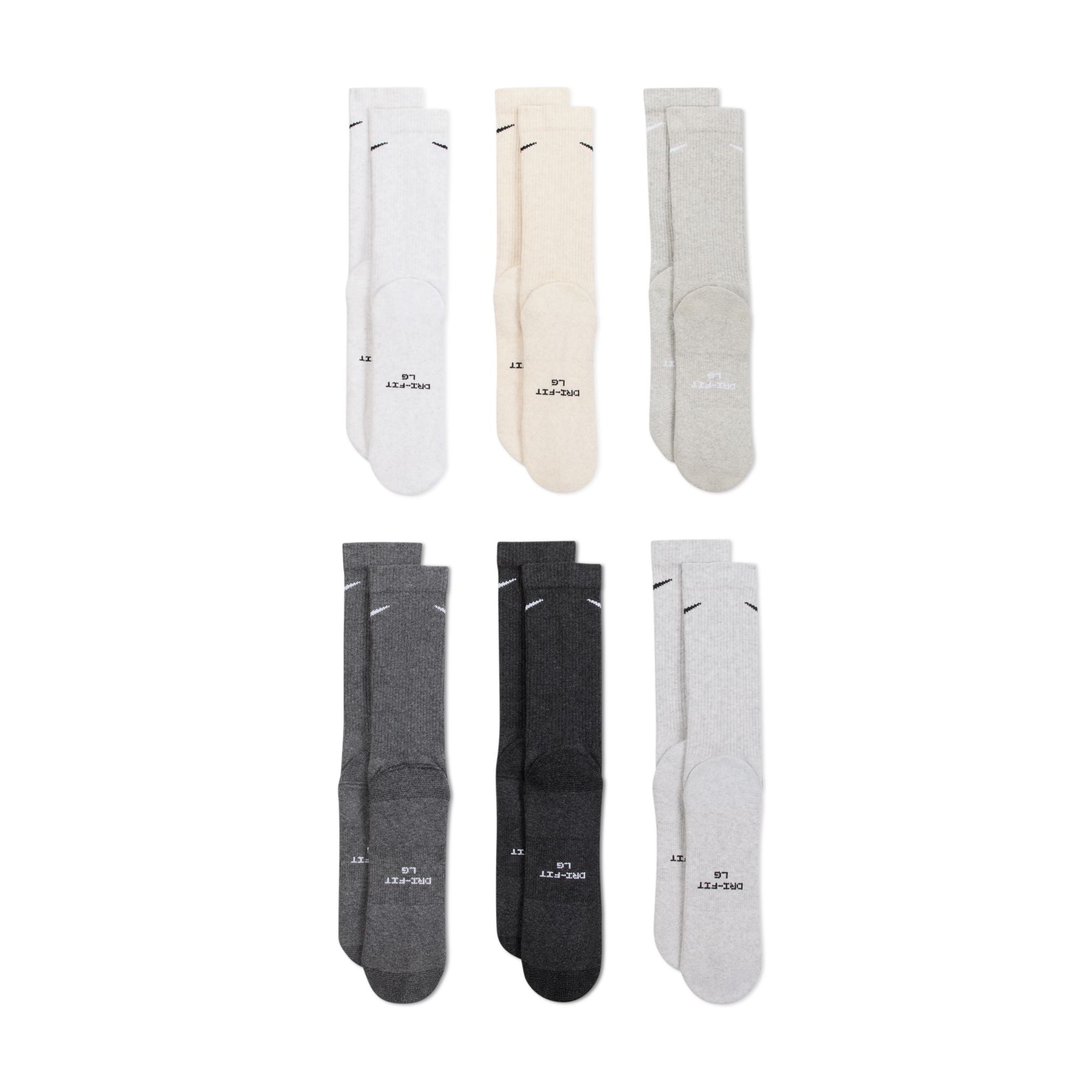 Chaussettes Everyday Elevated Crew (6 Paires) - Multicolore
