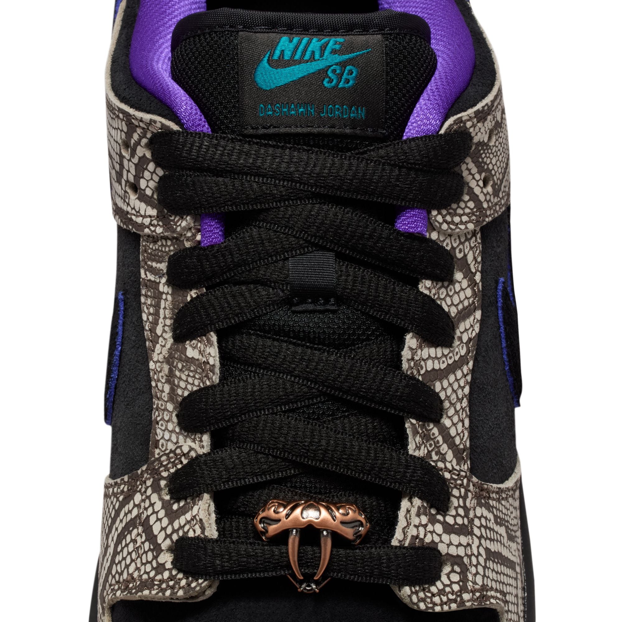 Dunk Low x Dashawn Jordan "Copperhead" - String/Noir-Épinette Vive-Violet Intense