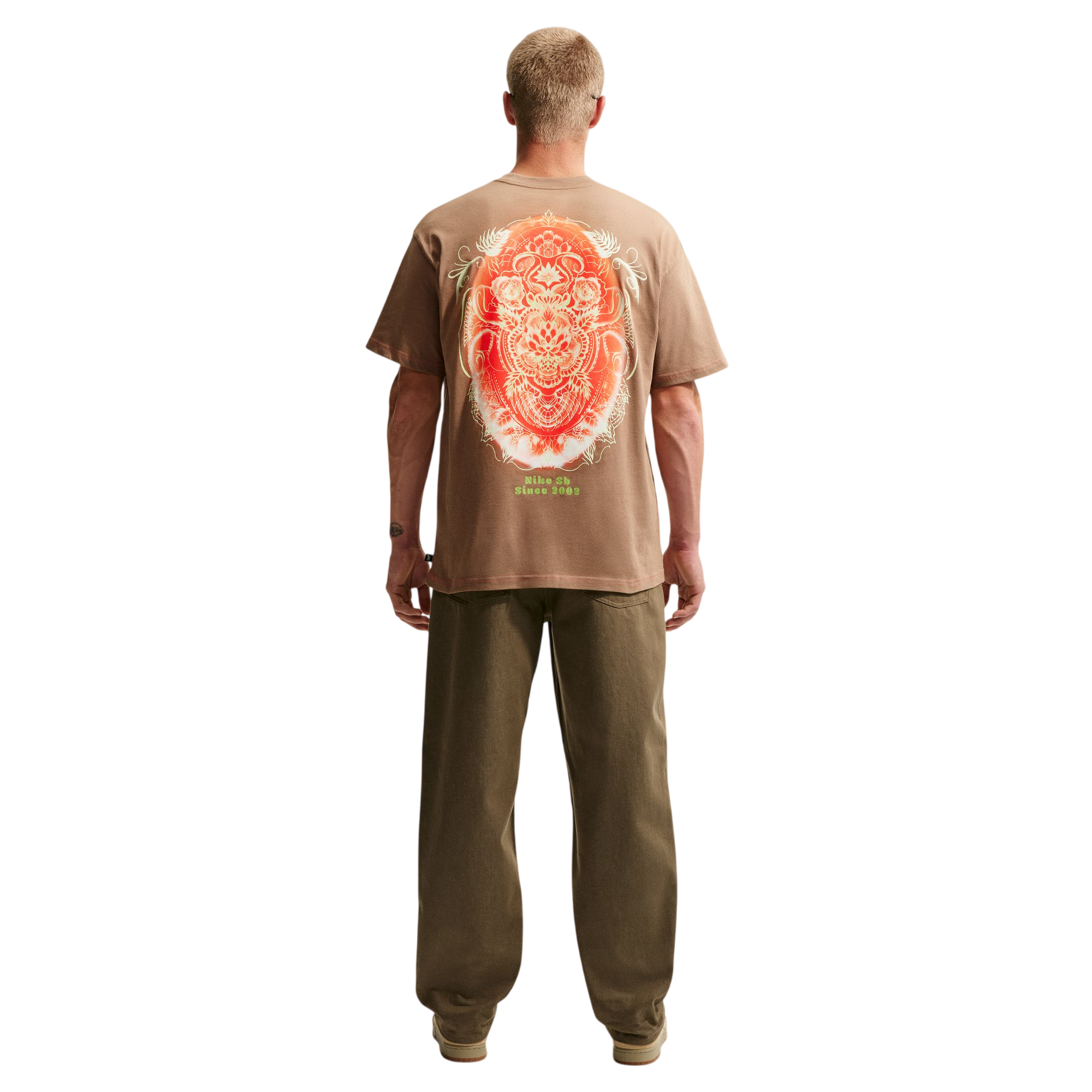 T-Shirt Skate « Som Tum » - Bois Flotté Foncé