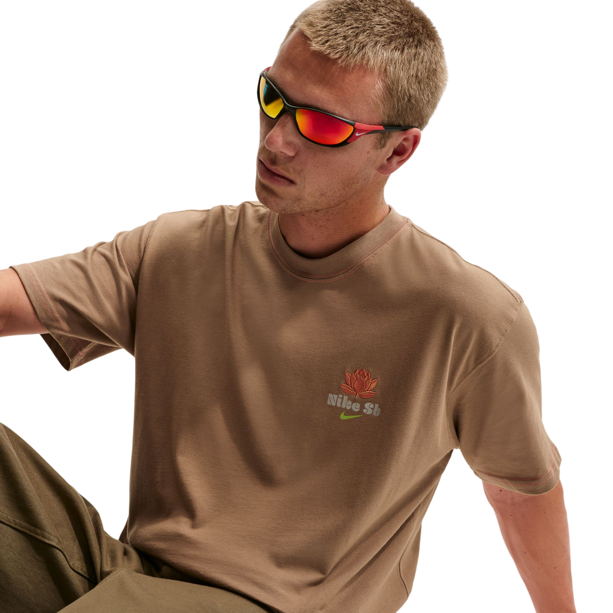 T-Shirt Skate « Som Tum » - Bois Flotté Foncé